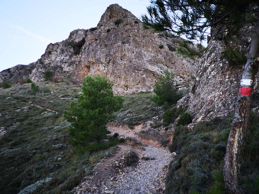 Gipfel der Sierra de Mariola ist der Montcabrer